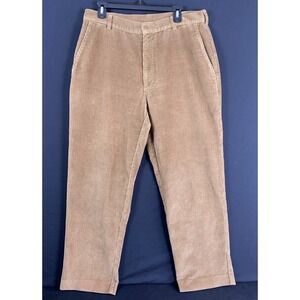 Vintage Jos. A. Bank Corduroy Pants Men's 34x30 Tan Chinos 90s Preppy Ivy League